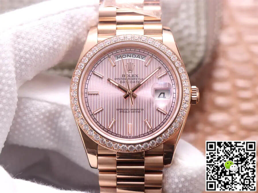 Rolex Day Date M228345RBR-0010 EW Factory Rose Gold