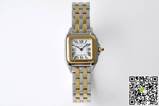 Panthere De Cartier W2PN0006 22MM BV Factory White Dial