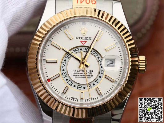 Rolex Sky Dweller M326933-0009 Noob Factory White Dial