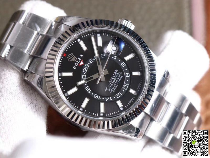 Rolex Sky Dweller M326934-0005 Noob Factory Black Dial