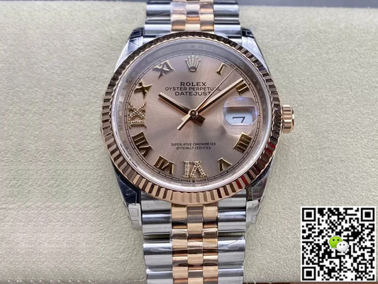 Rolex Datejust M126231-0027 36MM VS Factory Rose Gold