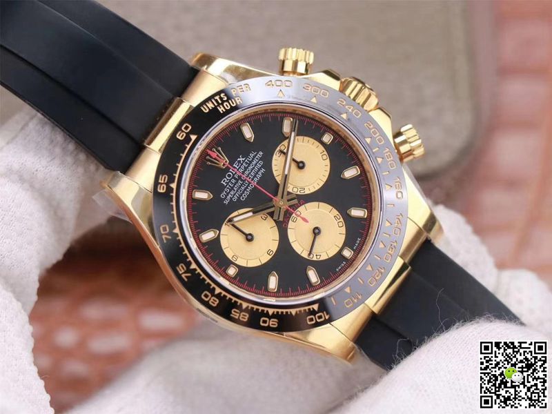 Rolex Daytona M116518LN-0047 Noob Factory Black Dial 4130 Movement