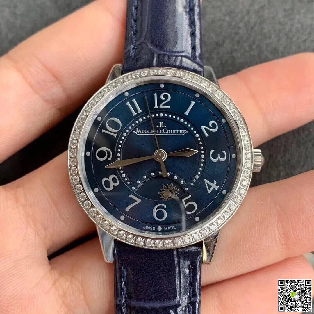 Jaeger LeCoultre Rendez Vous 3448480 ZF Factory Diamond Blue Dial