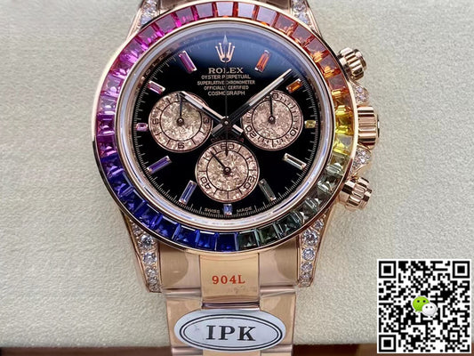 Rolex Daytona 116595 RBOW IPK Factory Rose Gold