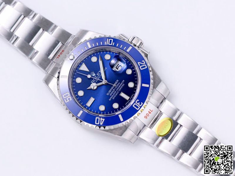 Rolex Submariner 116619LB-97209 Noob Factory V10 Blue Dial