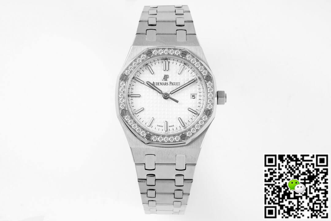 Audemars Piguet Royal Oak 77350ST 8F Factory Diamond-set Bezel