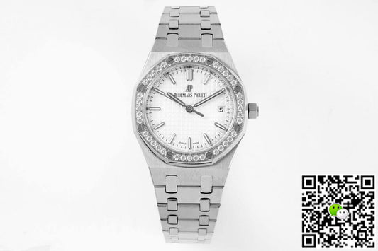 Audemars Piguet Royal Oak 77350ST 8F Factory Diamond-set Bezel