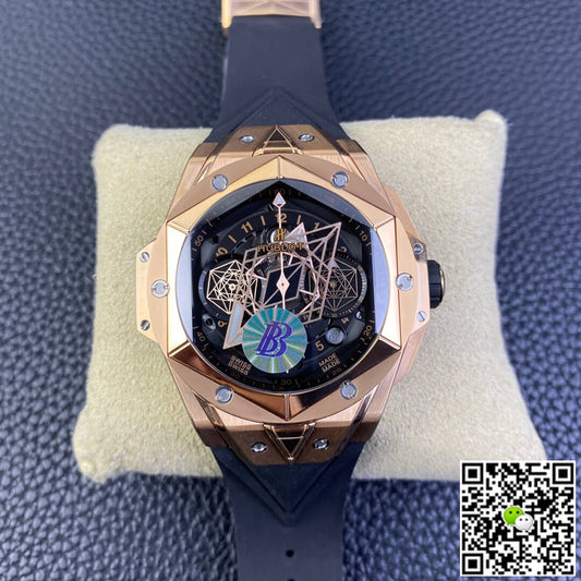 Hublot Big Bang Sang Bleu II 418.OX.1108.RX.MXM19 BB Factory Rubber Strap