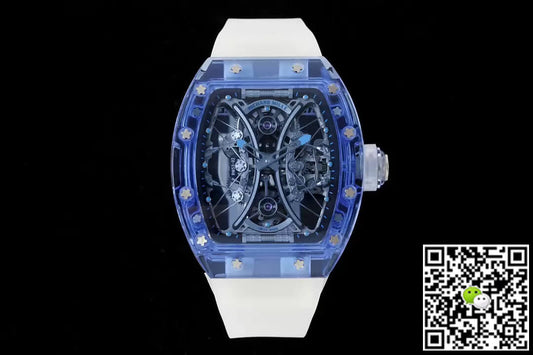 Richard Mille RM053-02 Tourbillon RM Factory Blue Transparent Case