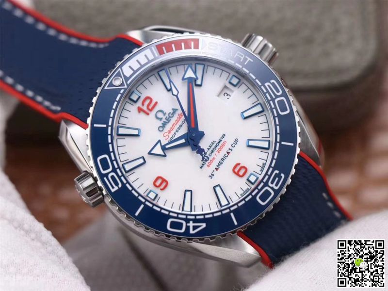 Omega Seamaster Planet Ocean 36th America’s Cup Limited Edition VS Factory White Dial