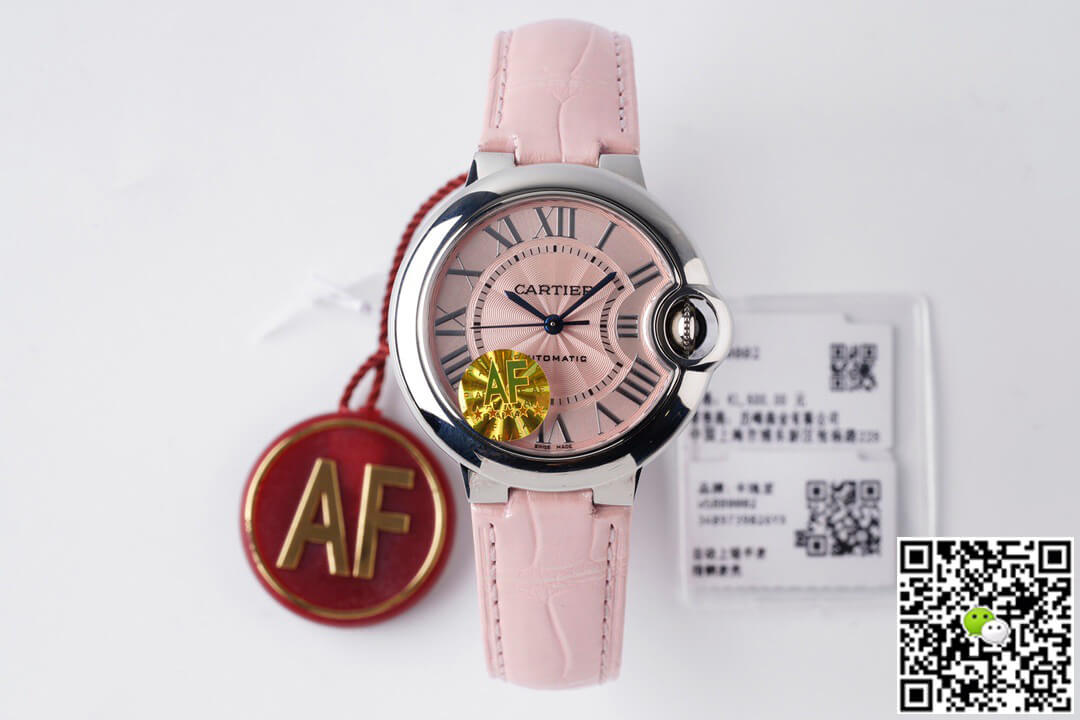 Ballon Bleu De Cartier WSBB0002 33MM AF Factory Pink Dial