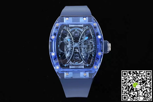 Richard Mille RM053-02 Tourbillon RM Factory Blue Skeleton Dial