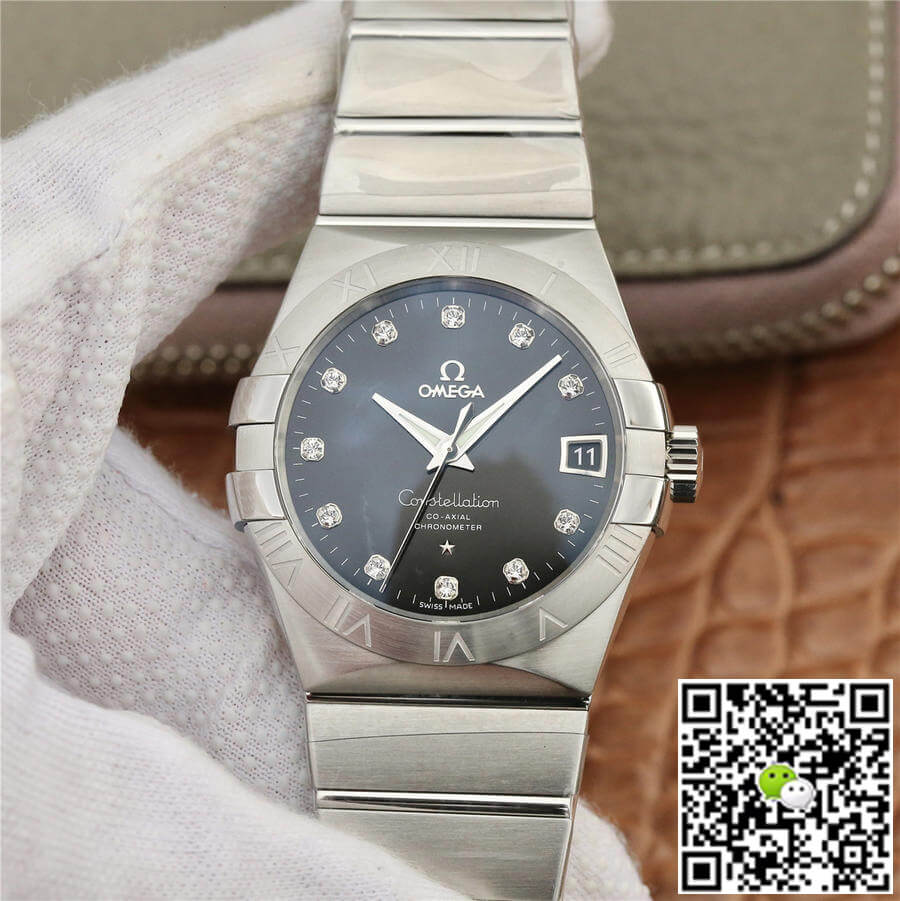 Omega Constellation 123.10.38.21.51.001 VS Factory Diamond-set Dial