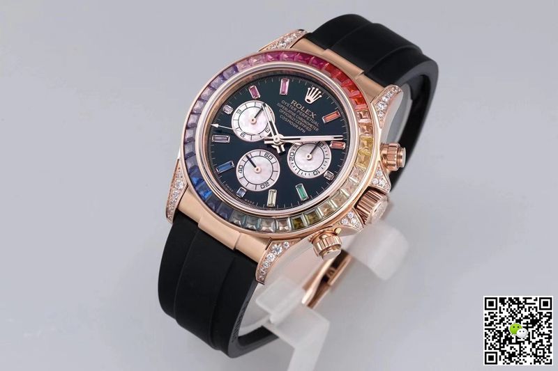 Rolex Daytona 116595RBOW BL Factory Rose Gold