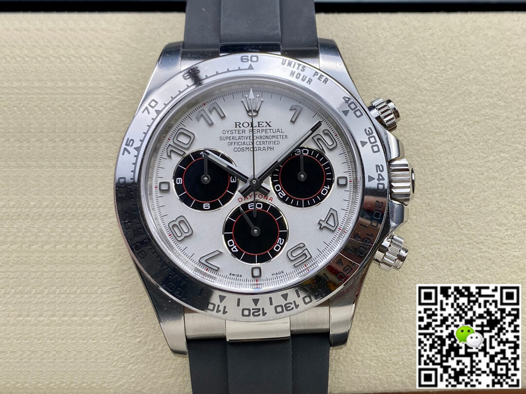 Rolex Cosmograph Daytona 116519 Clean Factory Silvery White Dial