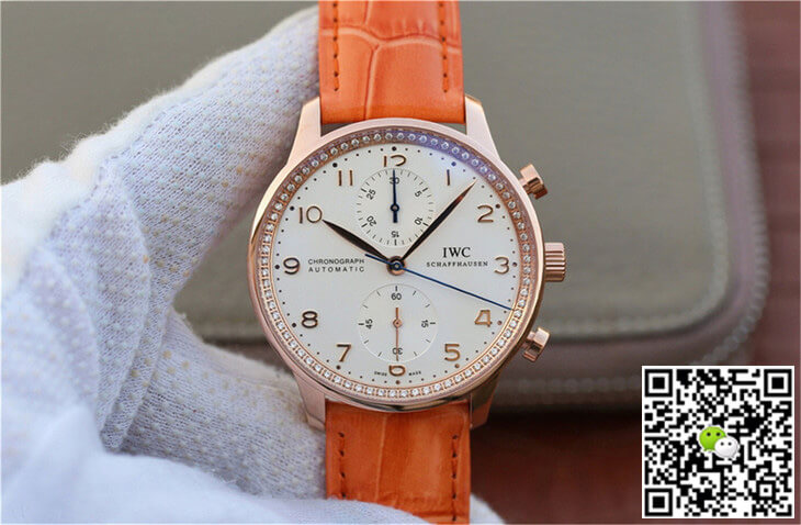 IWC Portuguese ZF Factory Orange Cowhide Strap
