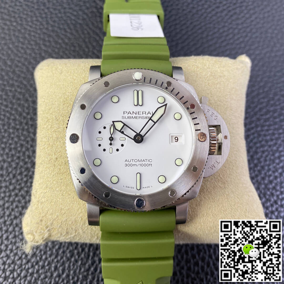 SBF Panerai Submersible PAM01226 VS Factory Green Strap