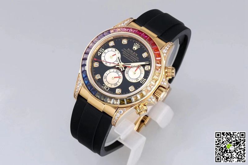 Rolex Daytona 116598RBOW BL Factory Yellow Gold