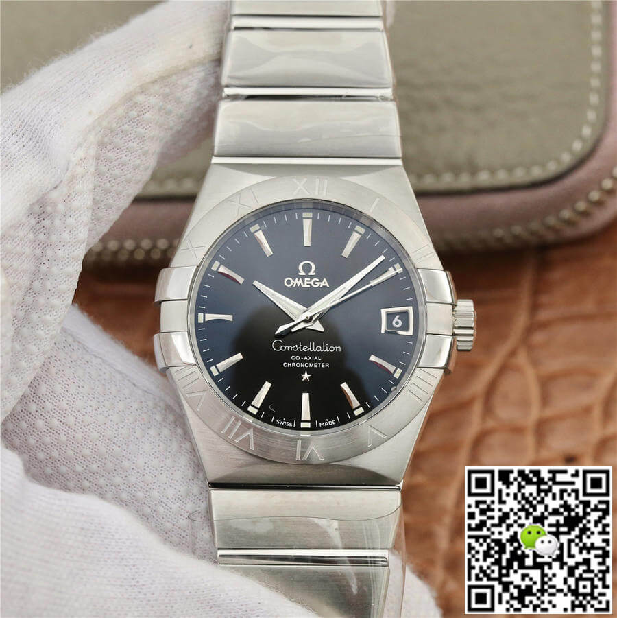 Omega Constellation 123.10.38.21.01.001 VS Factory Black Dial
