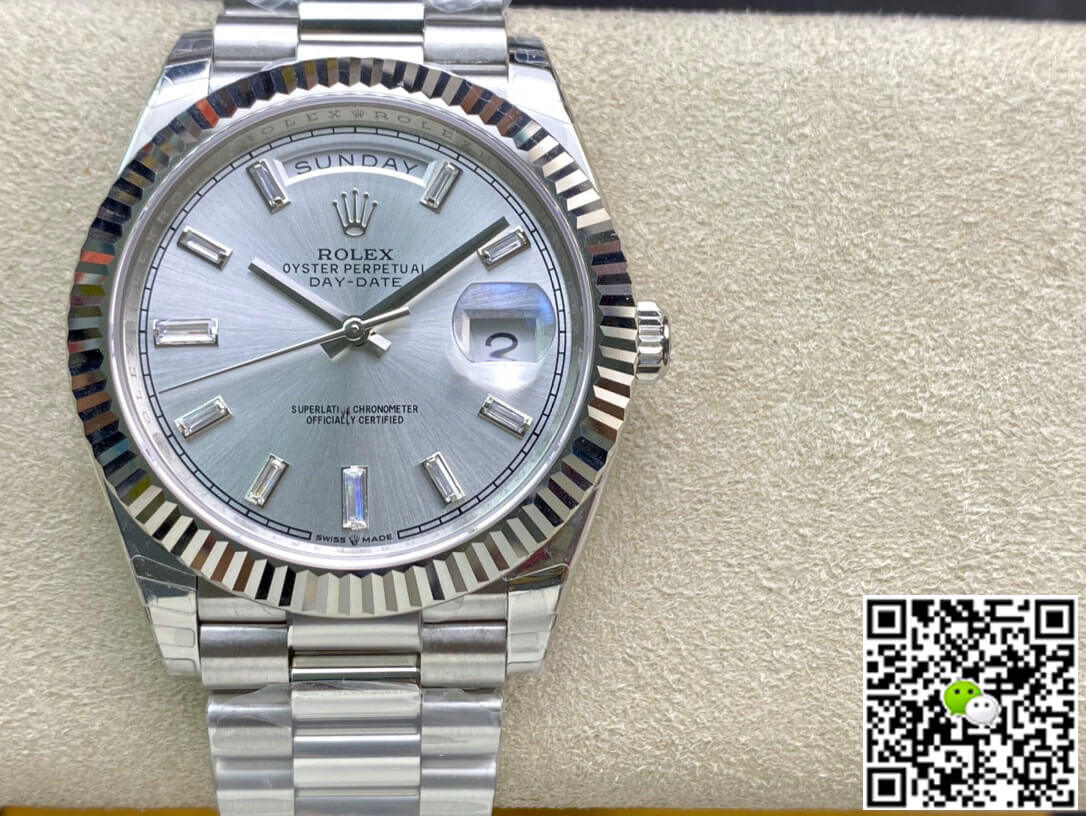 Rolex Day Date M228239-0003 EW Factory Silver Dial