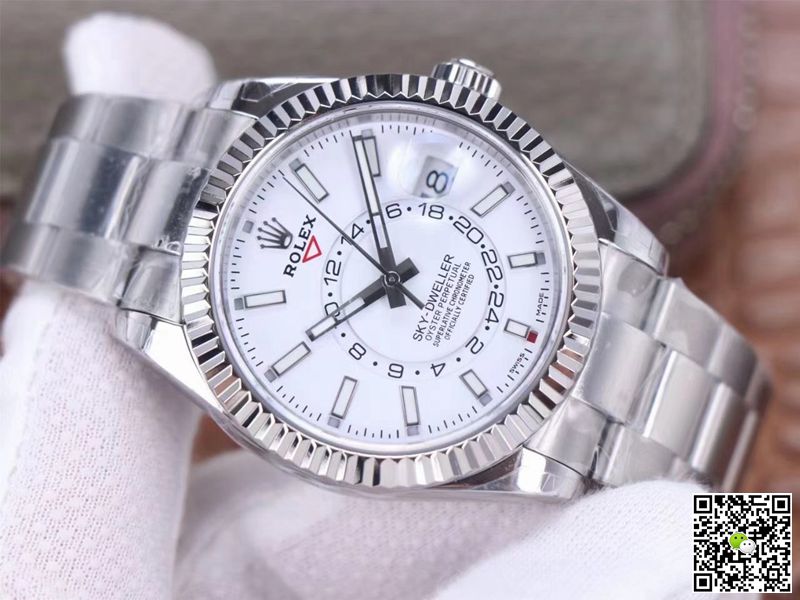 Rolex Sky Dweller M326934-0001 Noob Factory White Dial