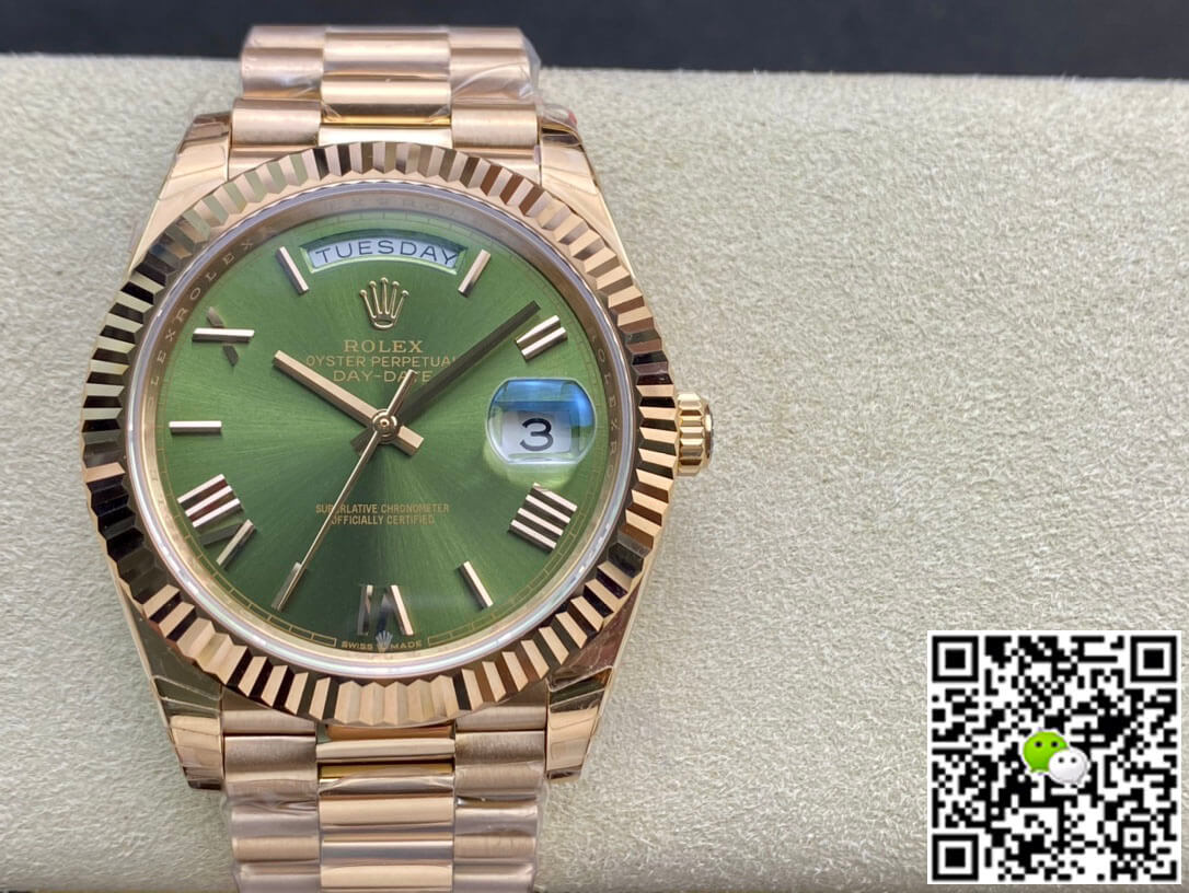 Rolex Day Date 228235 40mm EW Factory Green Dial