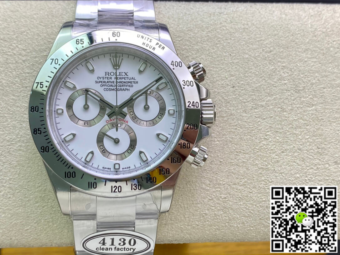 Rolex Cosmograph Daytona 116520LN Clean Factory White Dial