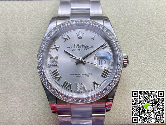Rolex Datejust M126284RBR-0022 EW Factory Diamond-set Bezel