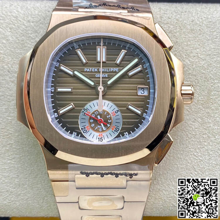 Patek Philippe Nautilus 5980-1R 3K Factory V2 Rose Gold