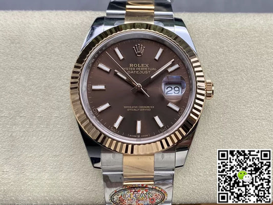 Rolex Datejust 41MM M126331-0001 Clean Factory Chocolate Dial