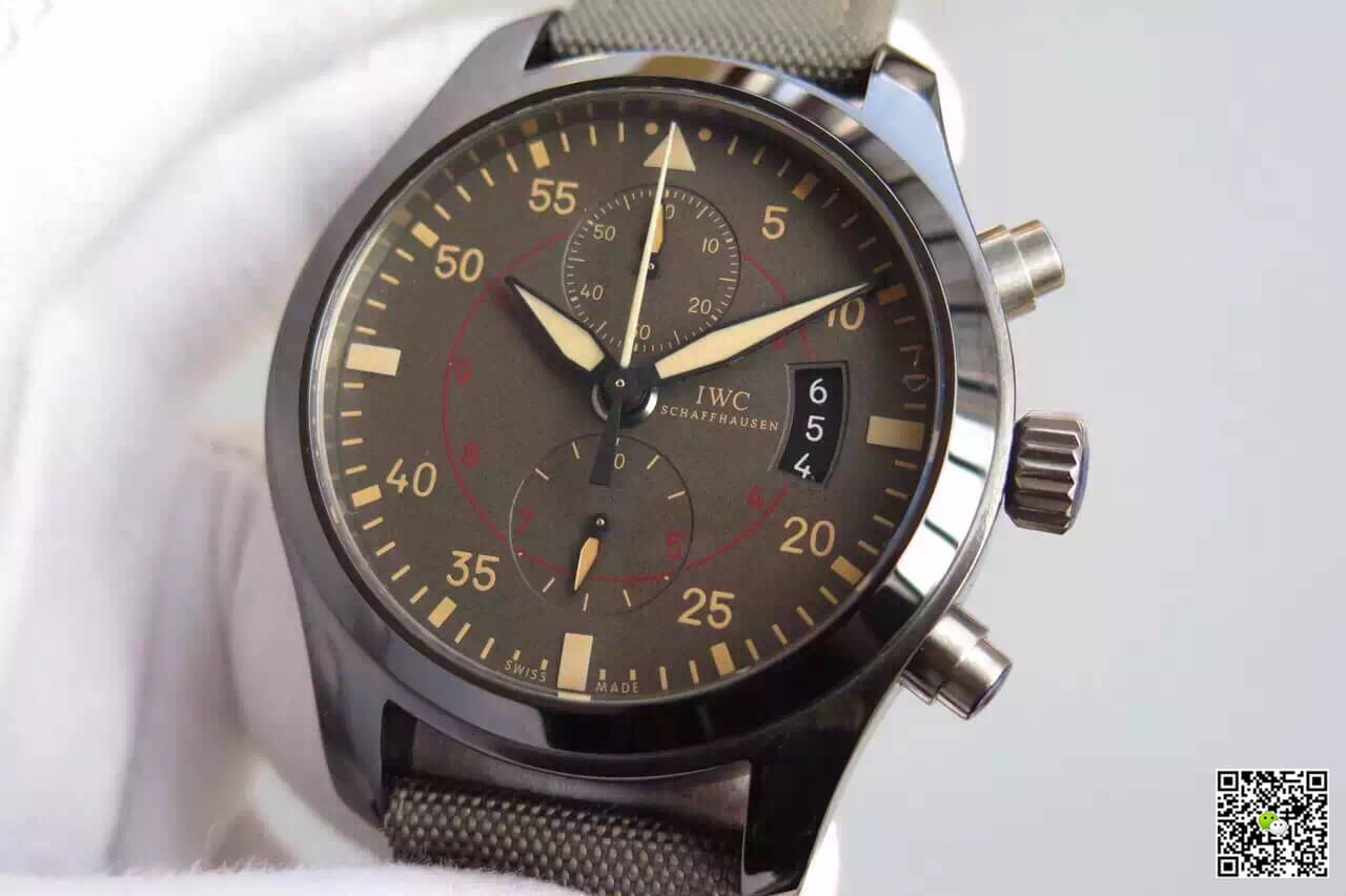 IWC Pilot IW388002 V6 Factory Charcoal Gray Dial