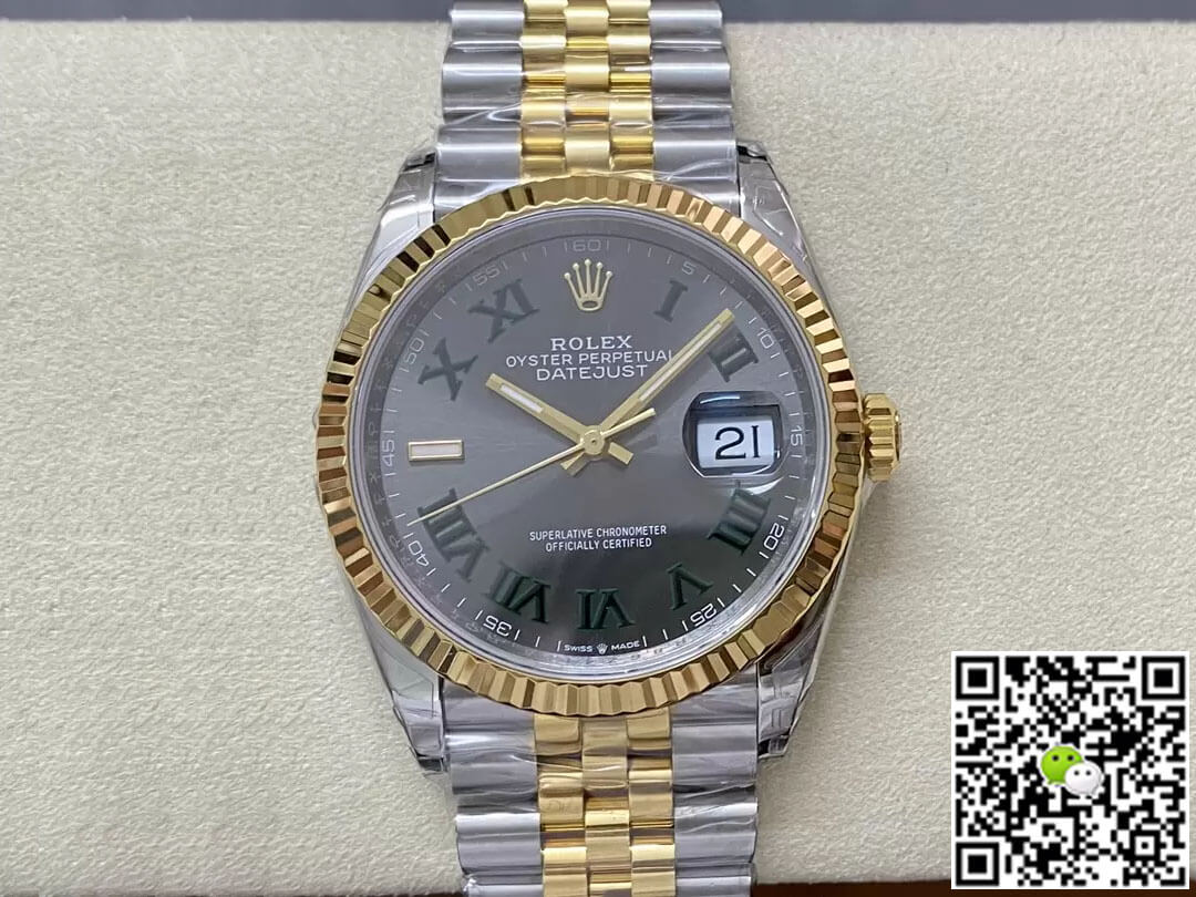 Rolex Datejust M126233-0035 36MM VS Factory Gray Dial