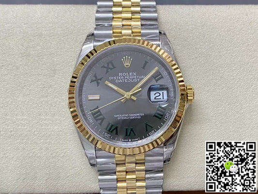 Rolex Datejust M126233-0035 36MM VS Factory Gray Dial
