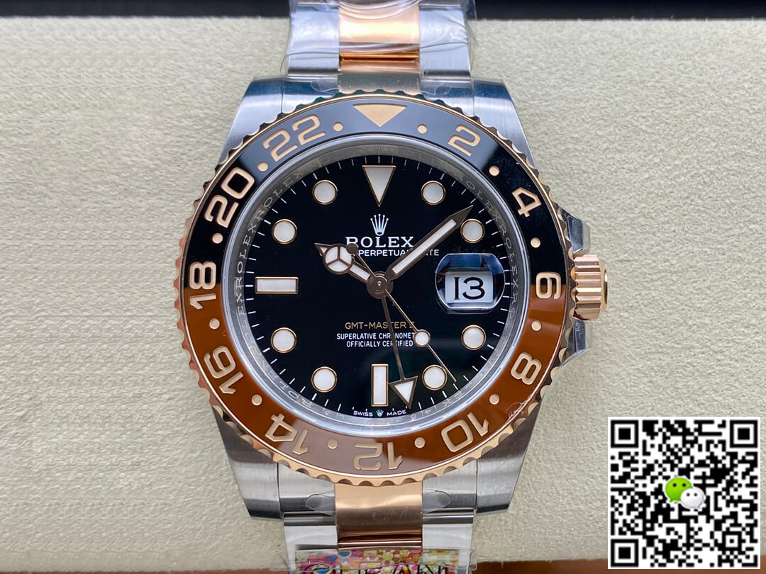 Rolex GMT Master II M126711chnr-0002 Clean Factory Rose Gold