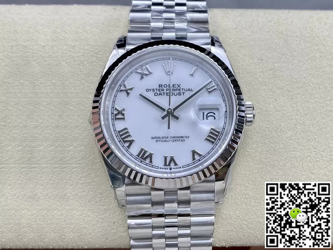 Rolex Datejust M126234-0025 36MM VS Factory White Dial
