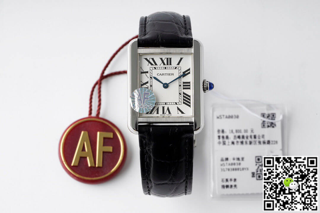 Cartier Tank Quartz WSTA0030 AF Factory Leather Strap