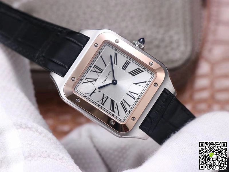 Cartier Santos Dumont W2SA0017 F1 Factory Silver Dial