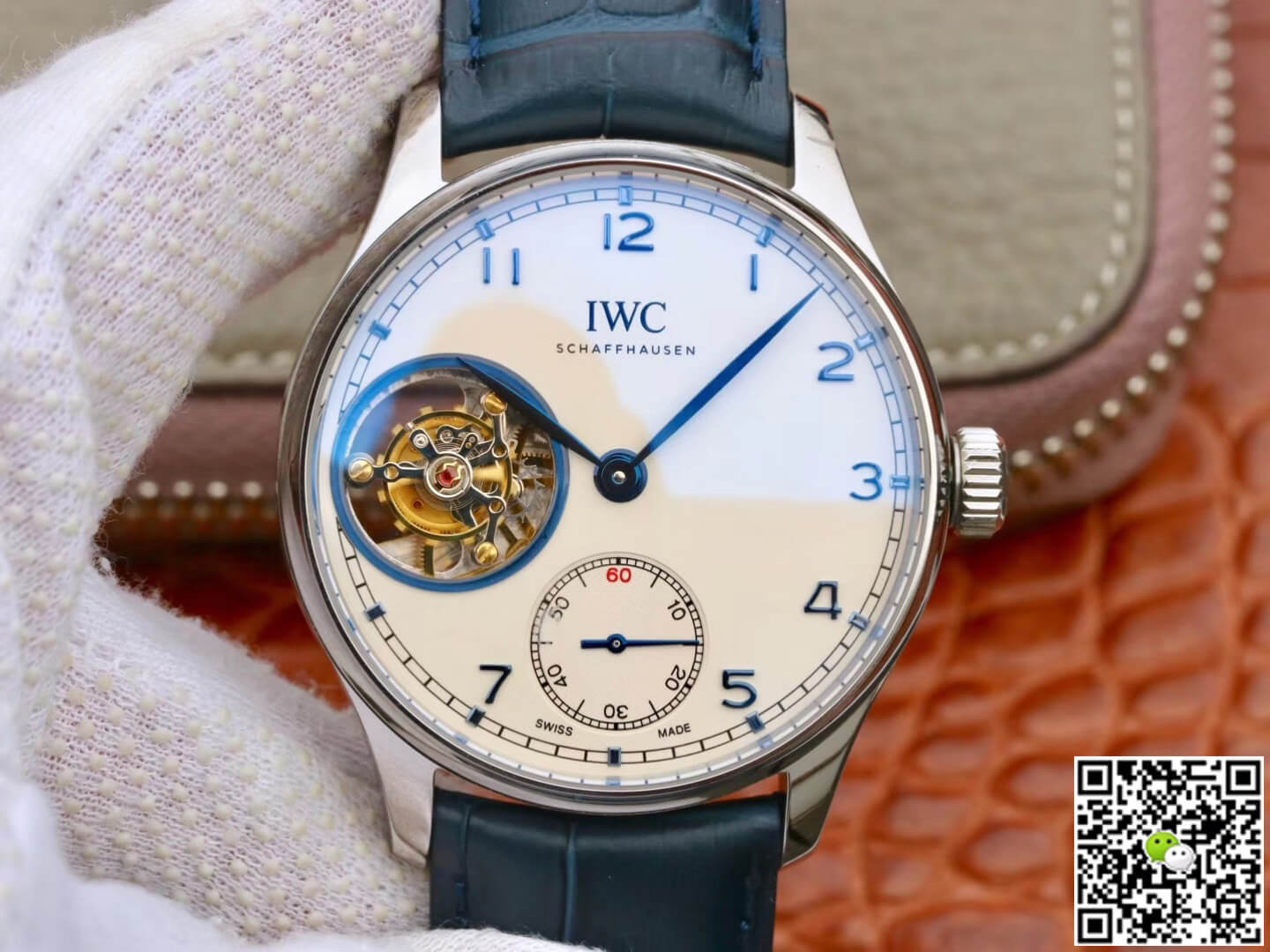 IWC Portuguese Tourbillon ZF Factory Stainless Steel White Dial