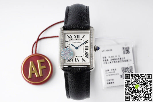 Cartier Tank Quartz AF Factory White Dial