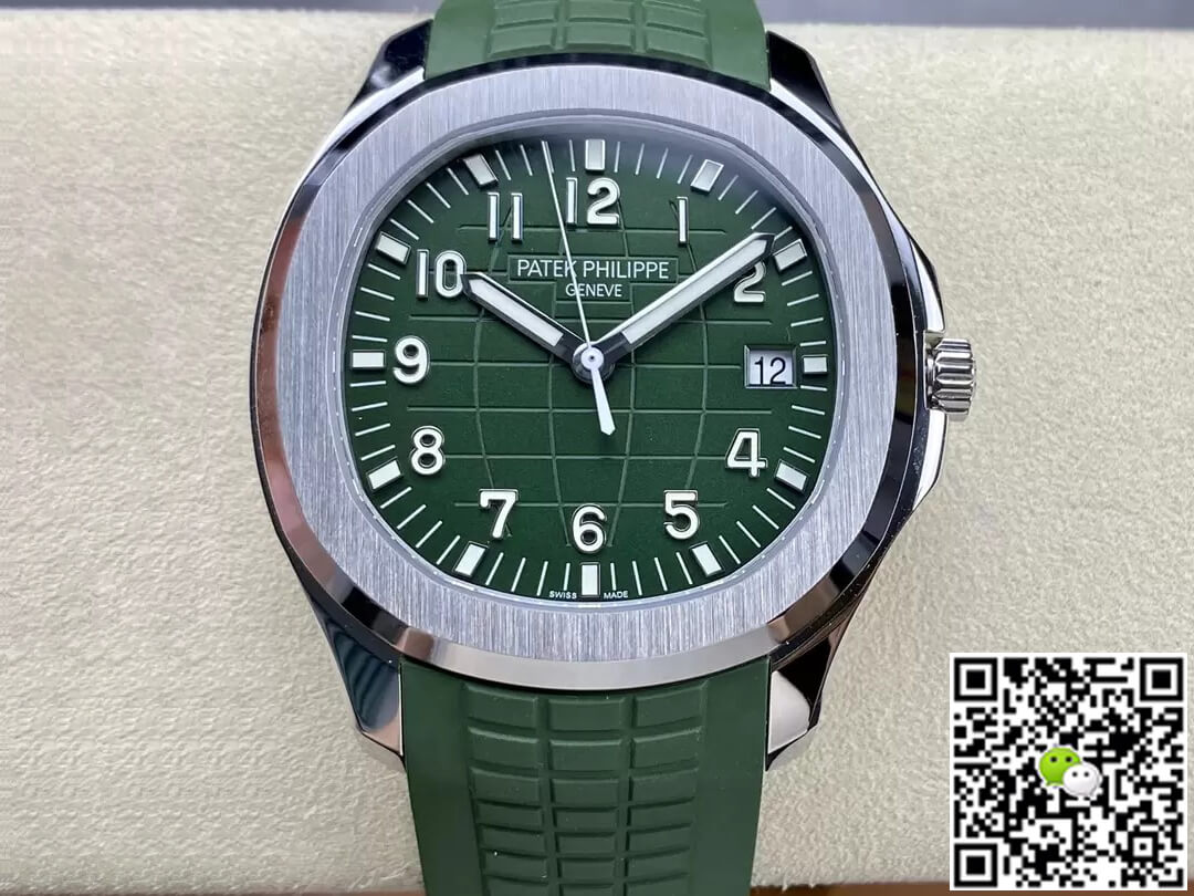 Patek Philippe Aquanaut 5168G-010 3K Factory V2 Upgraded Version Green Strap
