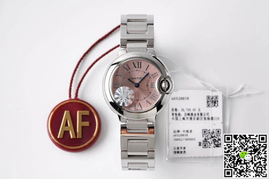 Ballon Bleu De Cartier Quartz 28MM W6920038 AF Factory Pink Dial