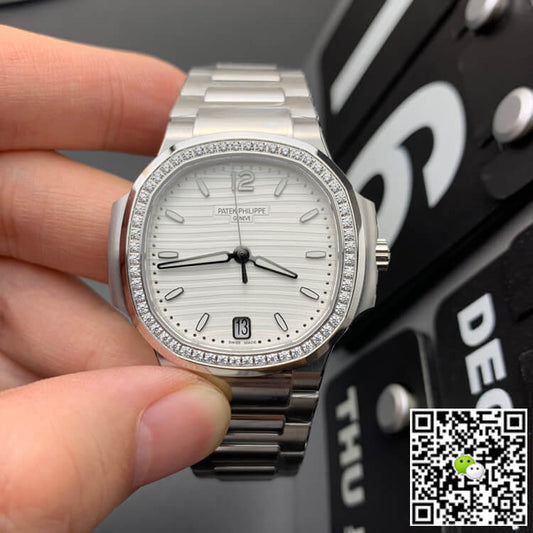 Patek Philippe Nautilus 7118/1200A-010 3K Factory Diamond-set Bezel