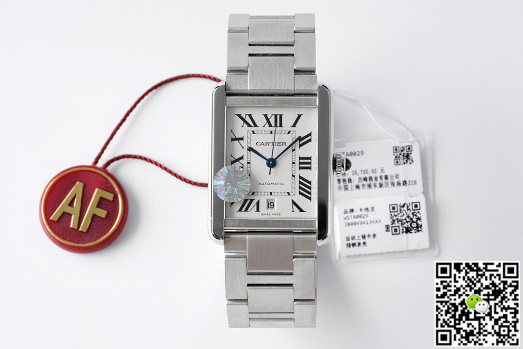Cartier Tank W5200028 AF Factory Stainless Steel