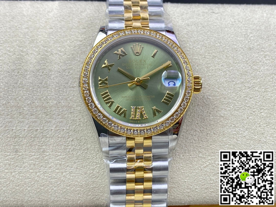 Rolex Datejust M278383RBR-0016 31MM EW Factory Yellow Gold