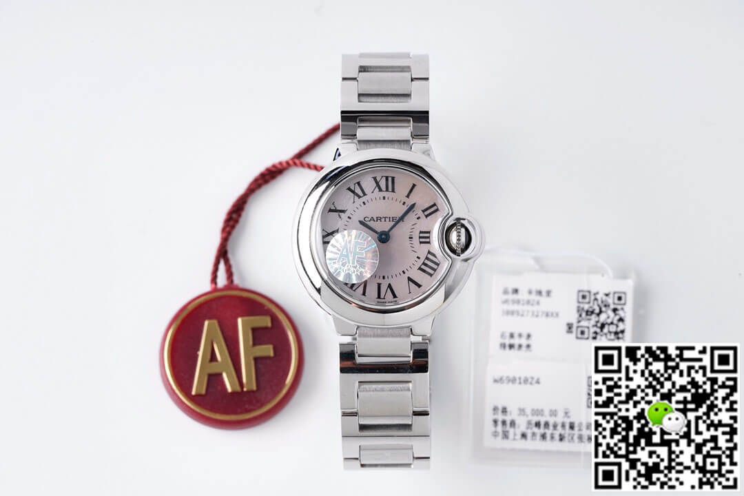 Ballon Bleu De Cartier 28MM AF Factory Stainless Steel Strap