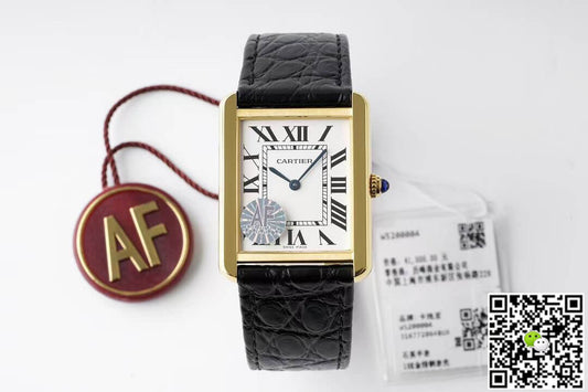 Cartier Tank Quartz W5200004 AF Factory White Dial