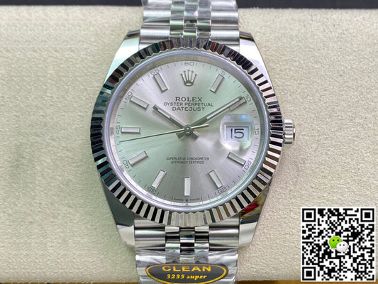 Rolex Datejust M126334-0004 Clean Factory Silver Dial
