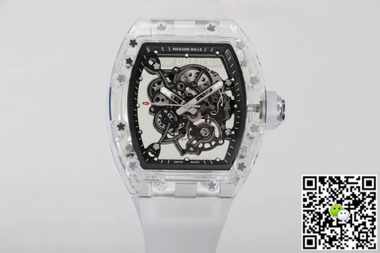 Richard Mille RM055 RM Factory Transparent Skeleton Dial