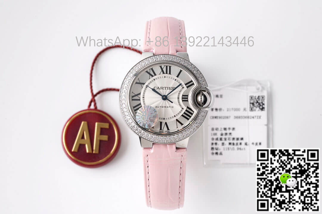 Ballon Bleu De Cartier 33MM WE902067 AF Factory Diamond-set Bezel