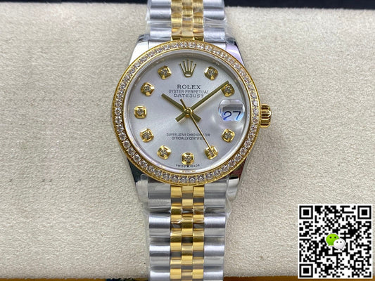 Rolex Datejust M278383RBR-0020 31MM EW Factory Yellow Gold